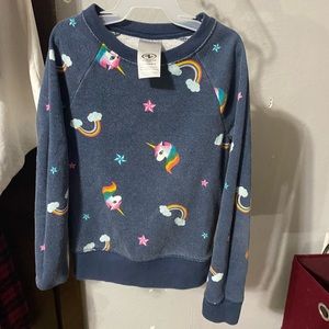 Little girls Unicorn sweatshirt size 4/5